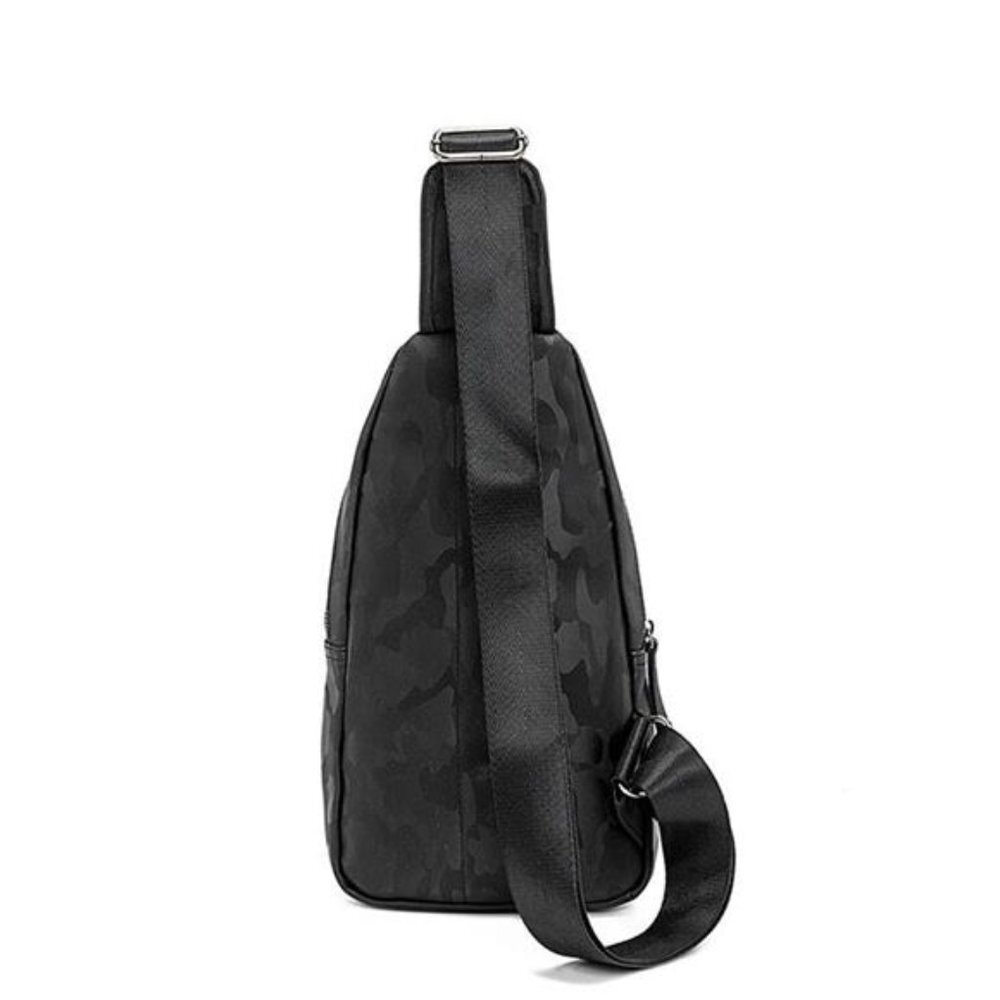 Men's Nylon Chest Sling Bag Crossbody Shoulder Bag Outdoor Backpack Daypack - Picture 2 of 7